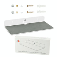 Bluetooth Speaker Wall Storage Bracket - Home Living Room Organizer - White
