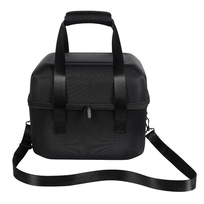 Shockproof Portable Carrying Case - Compact Design - Black + Orange