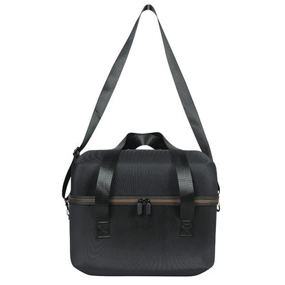 Shockproof Portable Carrying Case - Compact Design - Black + Orange