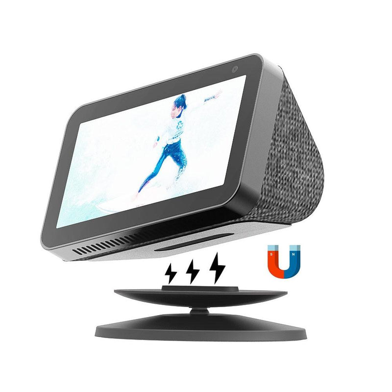 Adjustable Stand for Amazon Echo Show 5 - 360 Degree Swivel Holder - White