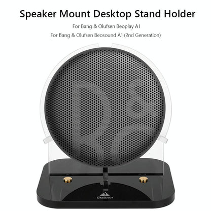 Acrylic Desktop Stand for b & o Beoplay A1 / Beosound A1 2nd Speaker - Black
