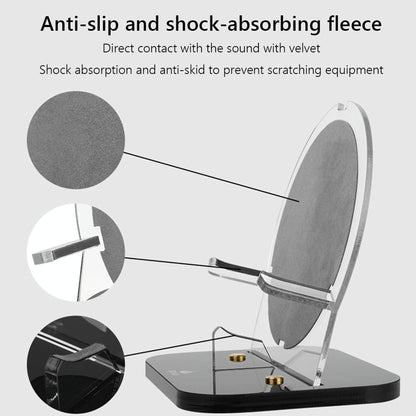 Acrylic Desktop Stand for b & o Beoplay A1 / Beosound A1 2nd Speaker - Black