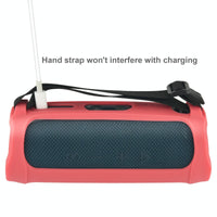 Soft Silicone Sleeve for Jbl Flip5 Speaker - Portable and Protective - Red