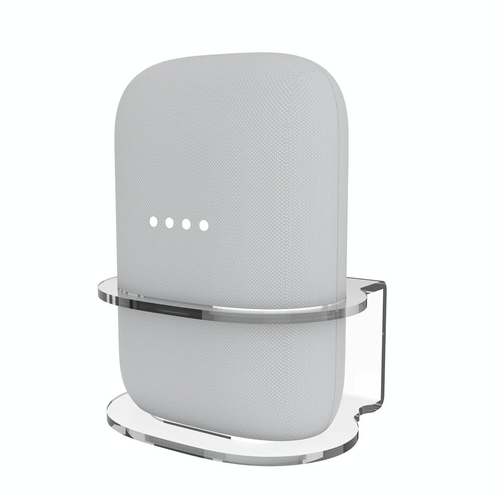 Pair of Wall Mounts for Google Nest Audio - Clear White
