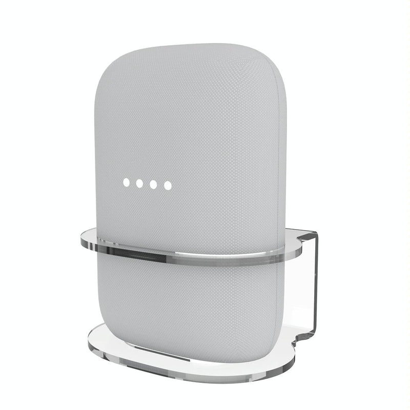 Pair of Wall Mounts for Google Nest Audio - Clear White