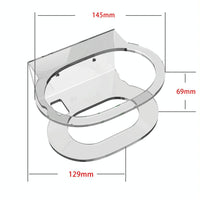 Pair of Wall Mounts for Google Nest Audio - Clear White