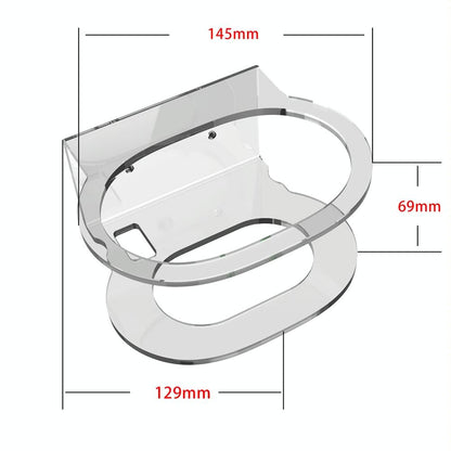 Pair of Wall Mounts for Google Nest Audio - Clear White