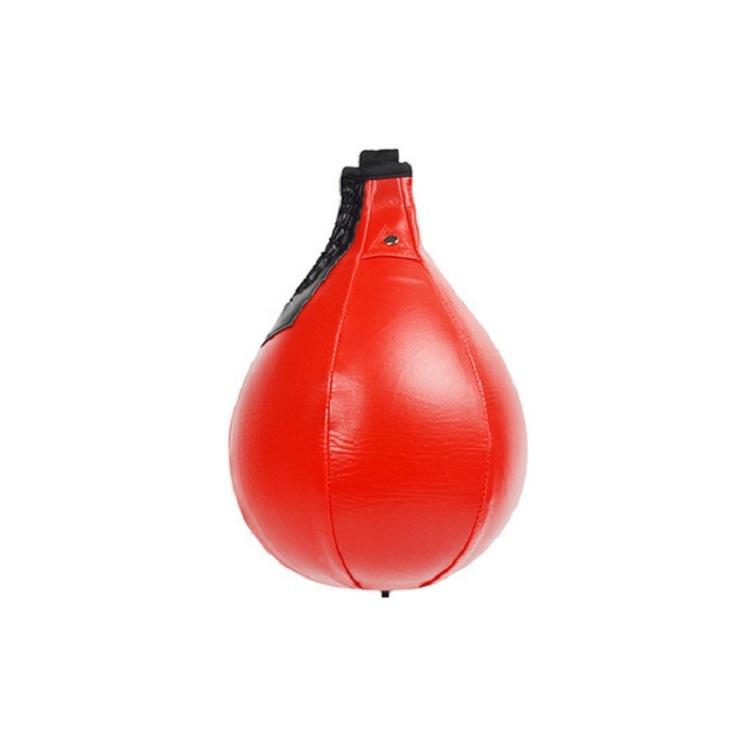 Black And White Suspended Pear-Shaped Speed Ball For Boxing - Black Red White