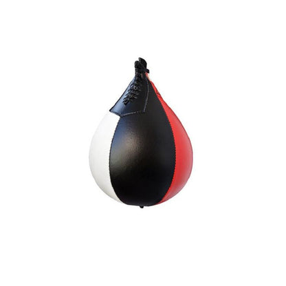 Black And White Suspended Pear-Shaped Speed Ball For Boxing - Black Red White