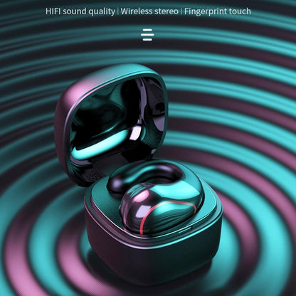 Wireless Bone Conduction Earphone with Bluetooth 5.0 - Black