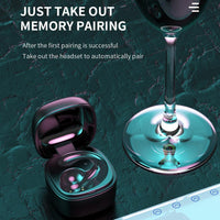 Wireless Bone Conduction Earphone with Bluetooth 5.0 - Black