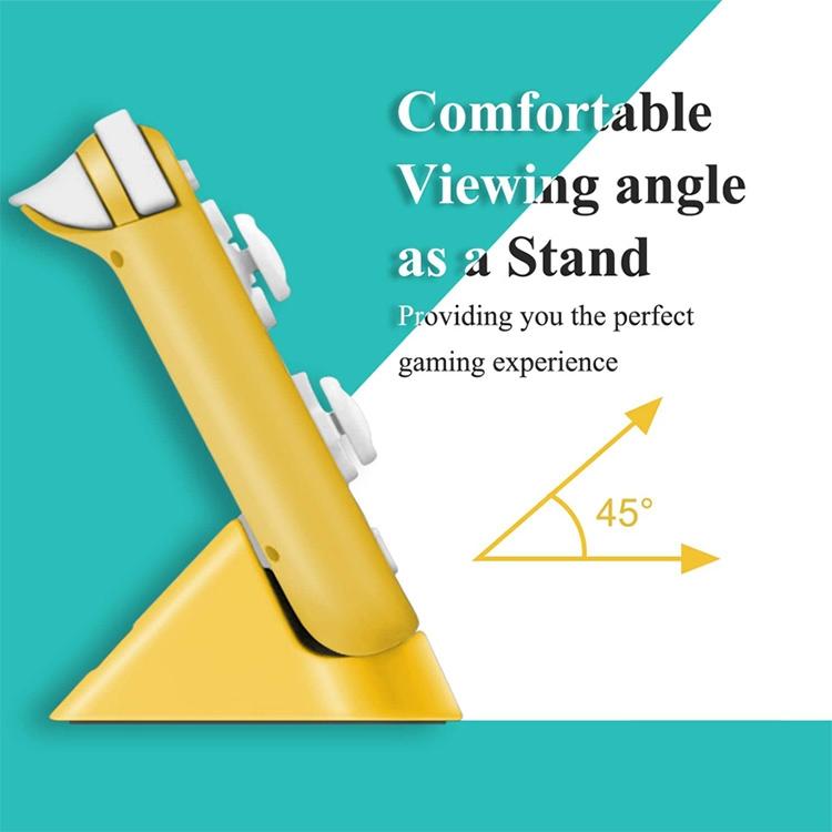 2-Pack Portable Triangle Charger For Nintendo Switch / Lite - Yellow