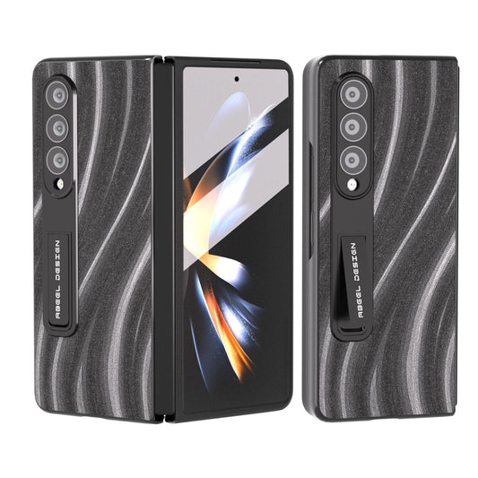 For Samsung Galaxy Z Fold4 5G Galactic Pattern Phone Case - Integrated Protection - Grey