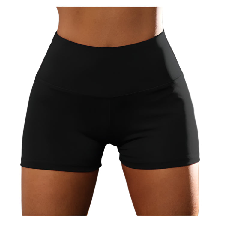 Fitness Yoga Shorts For Women Outdoor Jogging & Hiking Trunks-XL - Black - Xl