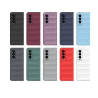 For Samsung Galaxy Z Fold4 5G Foldable Shockproof Phone Case with Magic Shield - Slim Design - Black