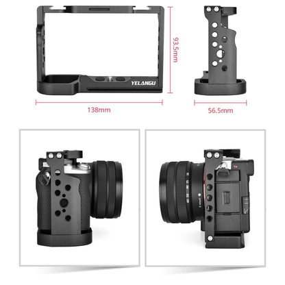 Video Camera Cage Stabilizer - Black for Sony Alpha 7C