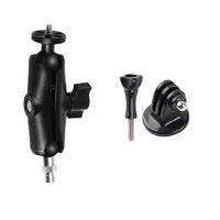Universal Motorcycle Mount for Action Cameras with Tripod Adapter and Screw - 9cm