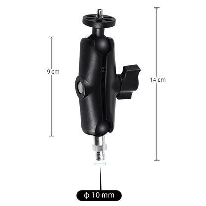 Universal Motorcycle Mount for Action Cameras with Tripod Adapter and Screw - 9cm