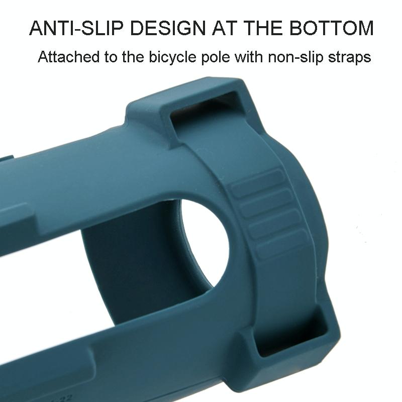 Jbl Flip 6 Speaker Bag with Shoulder Strap - Silicone Case for Travel - Blue