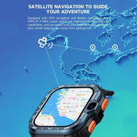 2.02 Inch Android 8.1 Full Network Wifi Card Bluetooth Smart Watch - Silver