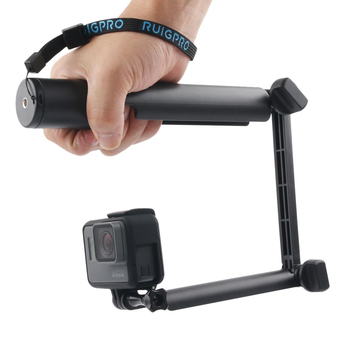 3-In-1 Monopod Selfie Stick For Action Cameras