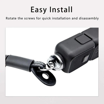 Handheld Camera Gimbal Wrist Strap for Dji Pocket / Om Series - Coffee Color