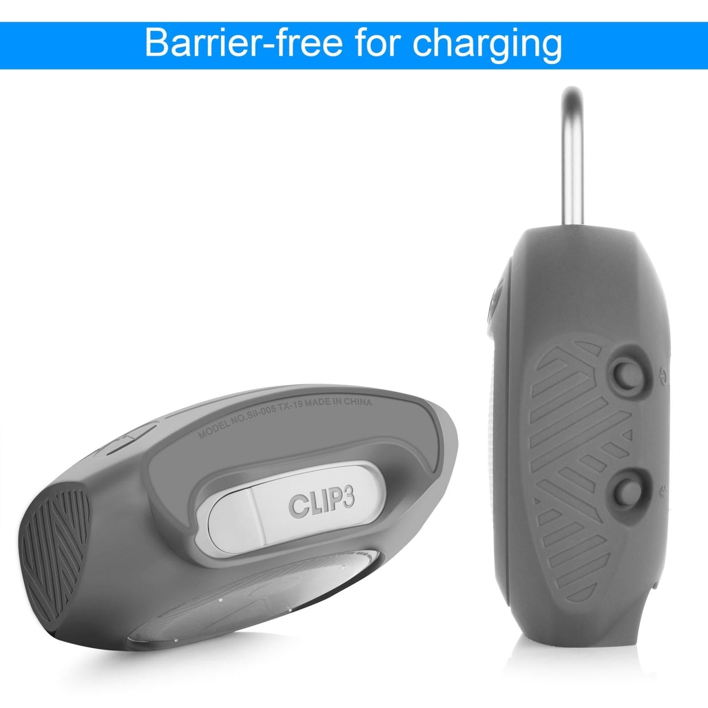 Protective Cover for Jbl Clip 3 Bluetooth Speaker - Anti-fall Silicone Storage - Black