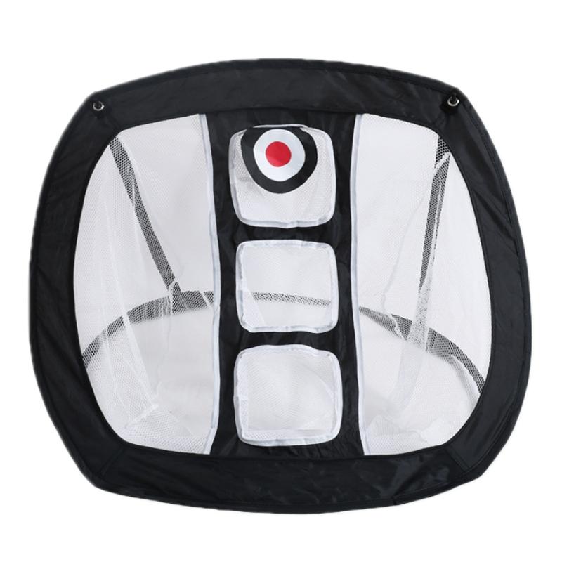 Foldable Square Golf Net for Indoor Practice - Green