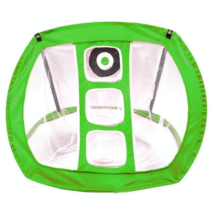 Foldable Square Golf Net for Indoor Practice - Green