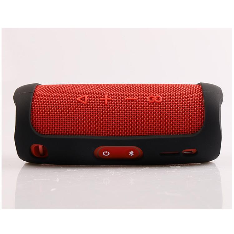 Eco-friendly Silicone Case for Jbl Flip 5 Bluetooth Speaker - Red