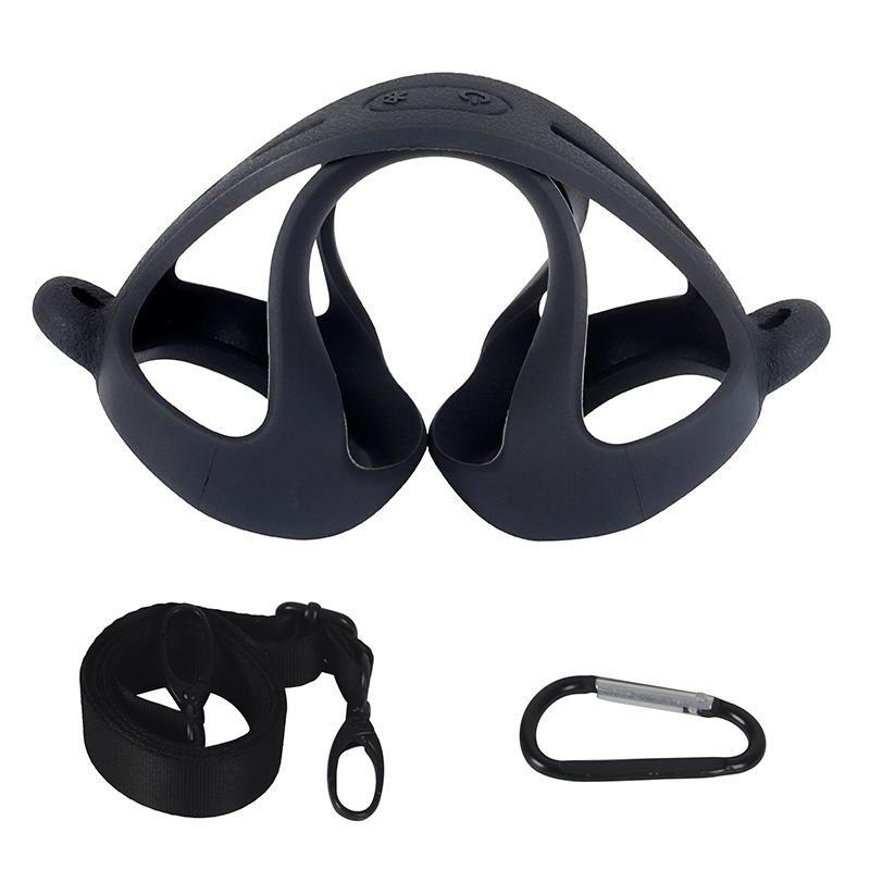 Silicone Protective Case for Jbl Flip6 Bluetooth Speaker - Black