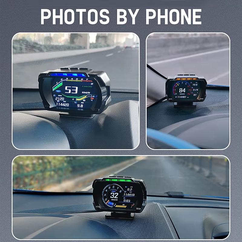 Car Obd Hud Lcd Speedometer Clear Display - Thai Version