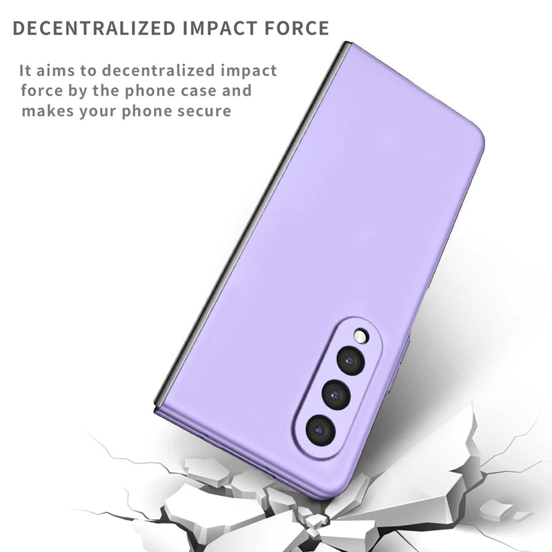 For Samsung Galaxy z Fold4 5G Foldable Armor Phone Case - Compact and Durable - Black