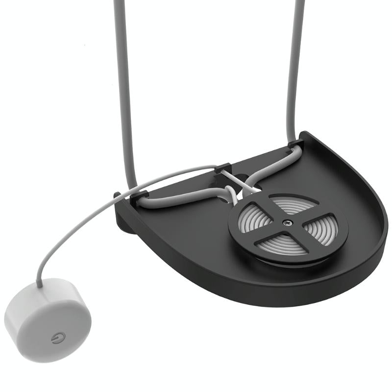 Wall Mount Set for Amazon Echo Dot 4 - 2 Pieces - Black