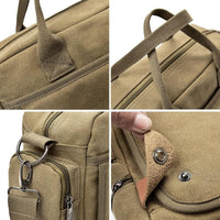 Waterproof Outdoor Laptop Bag Single Shoulder - Coffee