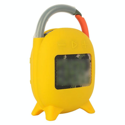 Army Green Silicone Case for Jbl Clip 4 Bluetooth Speaker - Yellow