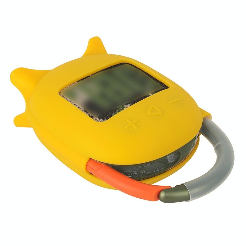 Army Green Silicone Case for Jbl Clip 4 Bluetooth Speaker - Yellow