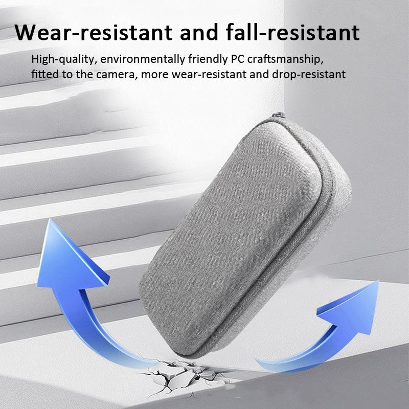 Portable Carrying Case for Dji Pocket 3 - Protective Storage Bag - Standard Black