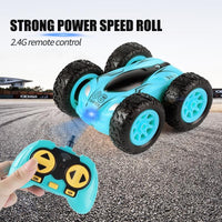 Double Sided 2.4g Mini Rc Car - High Speed Remote Control Toy - English Box 08 Yellow