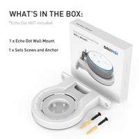 Ahastyle Wall Storage Stand - Compact and Versatile - Black - For Amazon Echo Dot 3/4