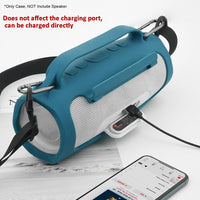 Shockproof Silicone Cover for Jbl Charge4 Bluetooth Speaker - Ocean Blue