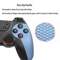 Wireless Bluetooth Game Controller for Switch Pro Pc and Android with Vibration Wake-up - Elegant Silver
