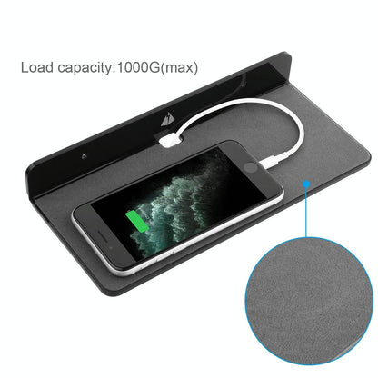 Bluetooth Speaker Wall Storage Bracket - Home Living Room Organizer - Black