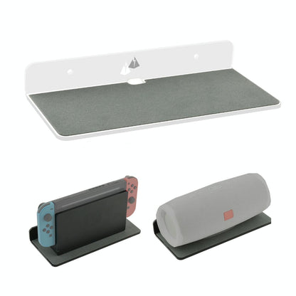 Bluetooth Speaker Wall Storage Bracket - Home Living Room Organizer - Black