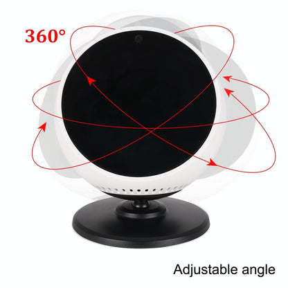 Adjustable Angle Bluetooth Speaker Bracket for Amazon Echo Spot - Black