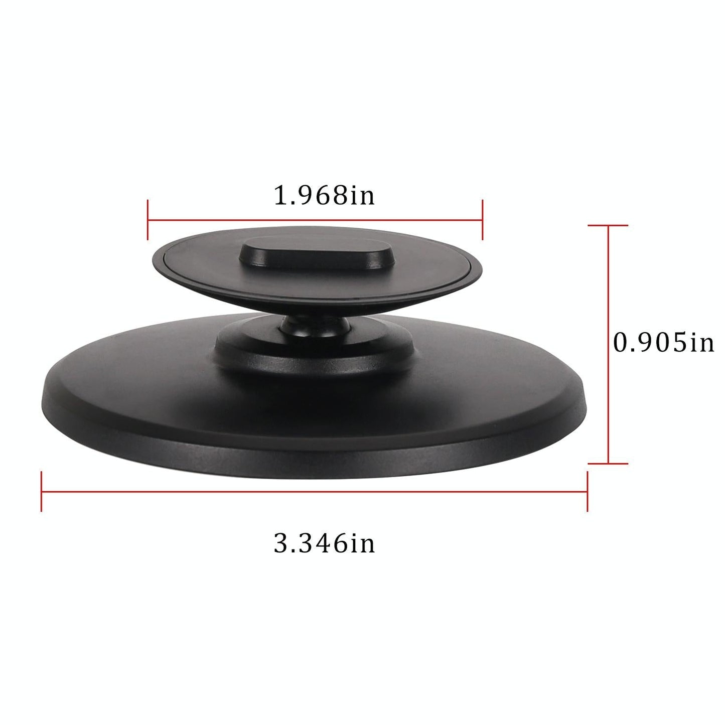 Adjustable Angle Bluetooth Speaker Bracket for Amazon Echo Spot - Black