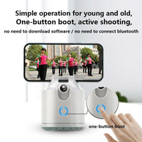 Smart Desktop Ptz with 360 Degree Rotation and Automatic Tracking - White