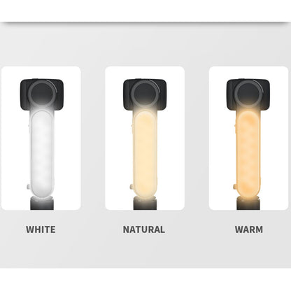 Mini Folding Gimbal Stabilizer with Tripod - White