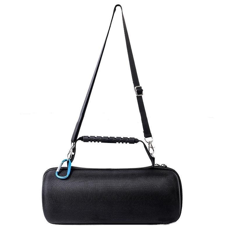 Jbl Pulse 4 Speaker Cover with Strap & Carabiner - Portable & Protective - Black + Gray