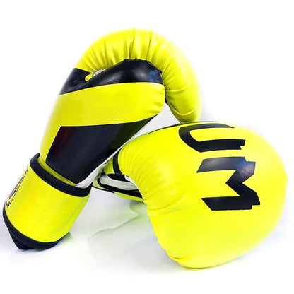 Professional Adult Boxing Training Gloves - 6Oz For Muay Thai Fighting - Black